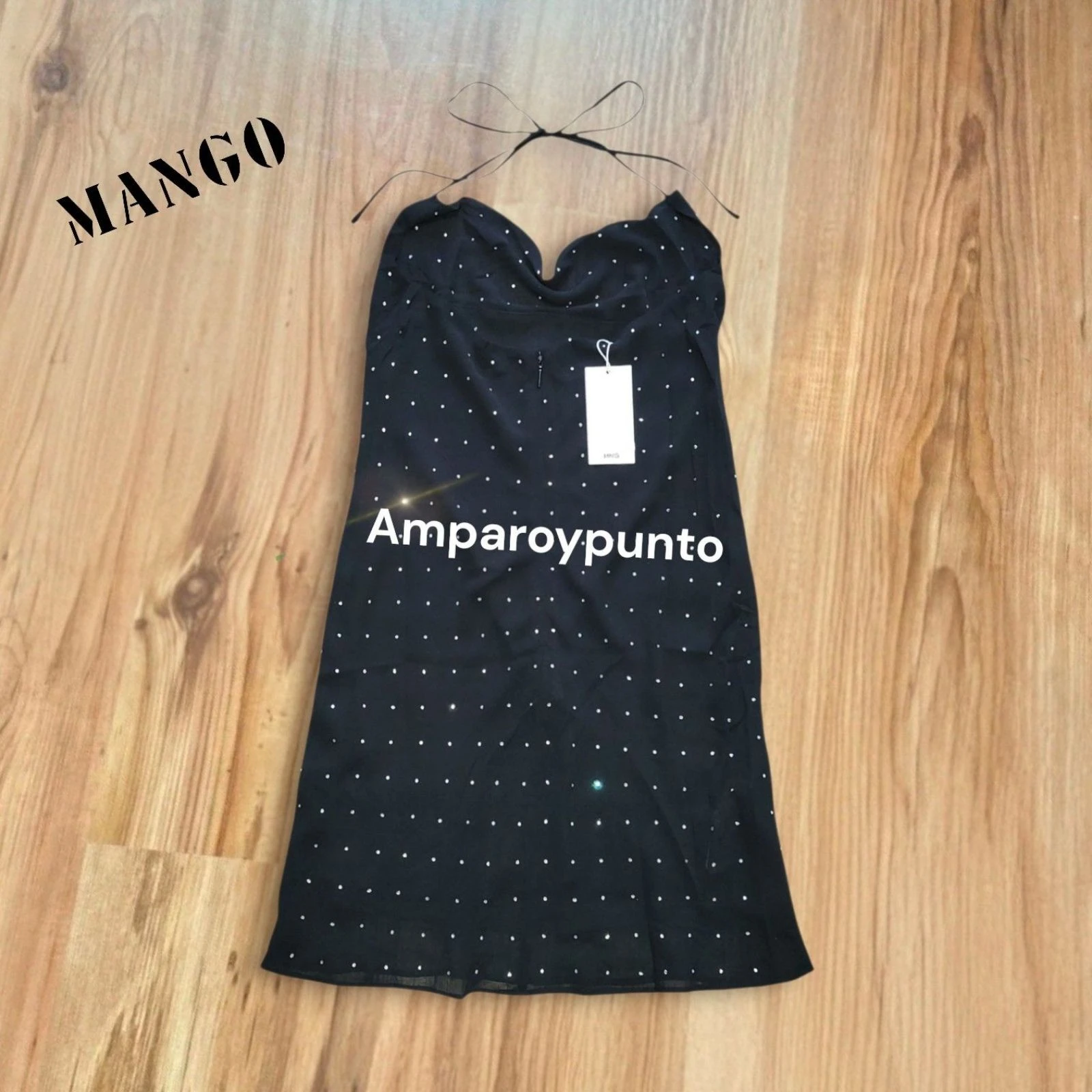 Black strass dress – photo 2